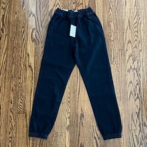 WeWoreWhat Dark Blue Elastic Jogger Jeans NEW